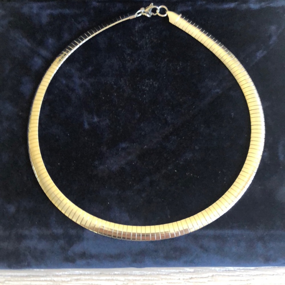 Herringbone sterling silver necklace
